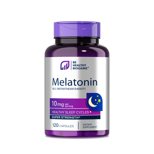 Biogainz® Melatonin 10 mg 120 capsules