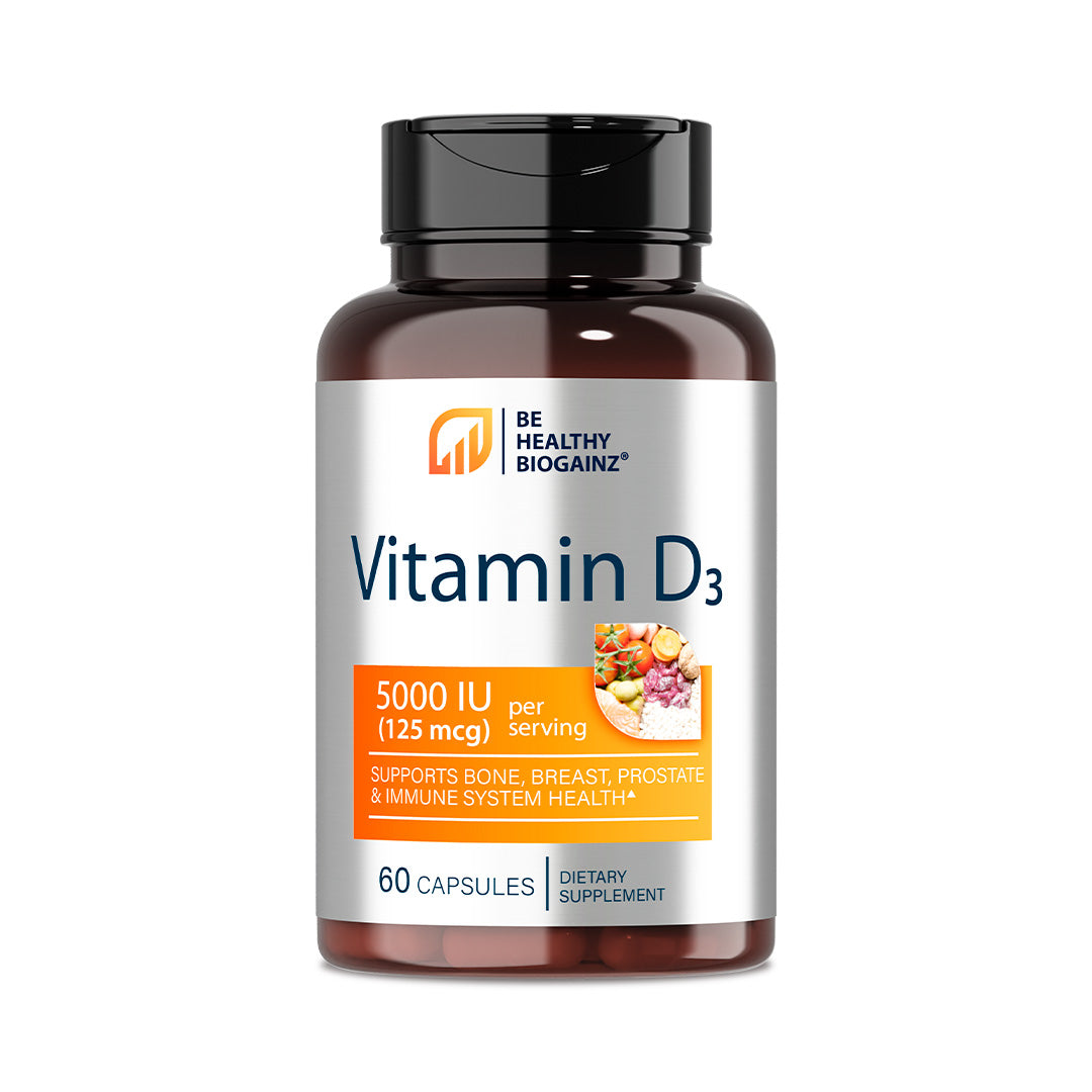 Biogainz® Vitamin D3 60 capsules – Be healthy biogainz